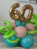 Balloon Centerpiece met folie cijfer