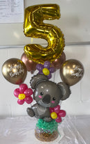 Balloon Centerpiece met folie cijfer