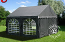 Party tent zwart 4 x 4