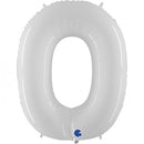 Folie cijfer wit
