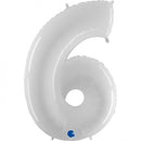 Folie cijfer wit