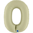 Folie cijfer olive green