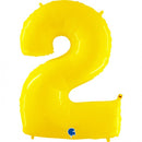 Folie cijfer geel