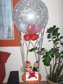 Cadeau ballon transparant