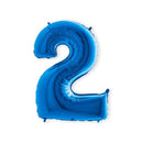 - Folie cijfer blauw