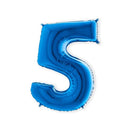 - Folie cijfer blauw