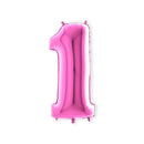 - Folie cijfer fuchsia