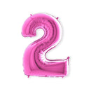 - Folie cijfer fuchsia