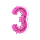 - Folie cijfer fuchsia