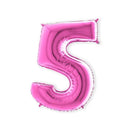 - Folie cijfer fuchsia