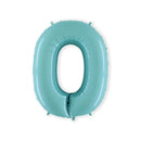 - Folie cijfer licht blauw