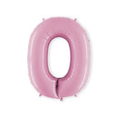 - Folie cijfer licht roze