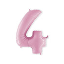 - Folie cijfer licht roze