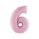 - Folie cijfer licht roze