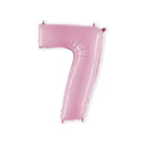 - Folie cijfer licht roze