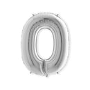 - Folie cijfer zilver