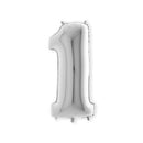 - Folie cijfer zilver