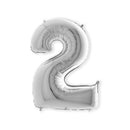 - Folie cijfer zilver