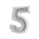 - Folie cijfer zilver