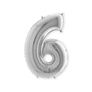 - Folie cijfer zilver