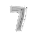 - Folie cijfer zilver