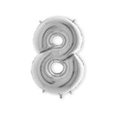 - Folie cijfer zilver