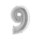 - Folie cijfer zilver