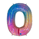 - Folie cijfer regenboog