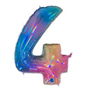 - Folie cijfer regenboog