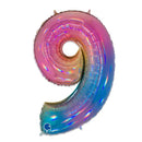 - Folie cijfer regenboog