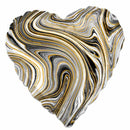 Folieballon Marmer Hart