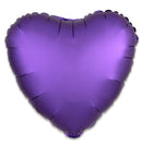 Folieballon Hart Satin Onbedrukt