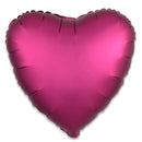 Folieballon Hart Satin Onbedrukt