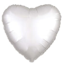 Folieballon Hart Satin Onbedrukt