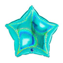 Folieballon Ster Glitter Onbedrukt