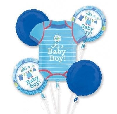 - Shower With Love Baby Bow Ballonboeket