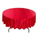 .Satijn ronde tafelkleed