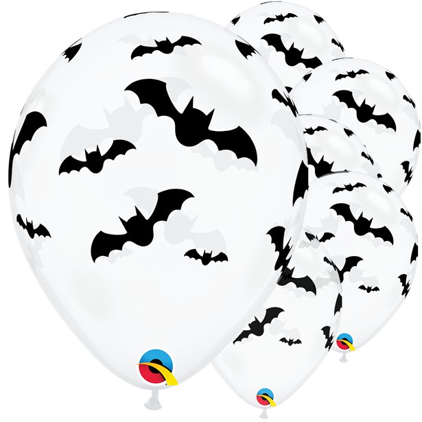 Transparant Bats helium ballonnen