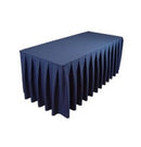 Buffettafelrok marine blauw
