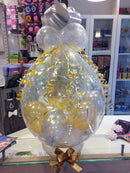 Cadeau ballon transparant