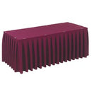 Buffettafelrok bordeaux