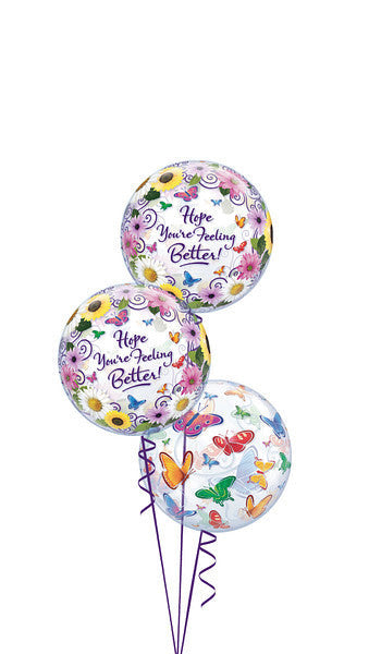 - Feel Better Butterflies Ballonboeket