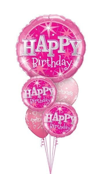 - Giant Sparkle Birthday Ballonboeket