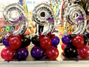 Balloon Centerpiece met folie cijfer