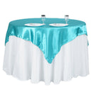 .Satijn vierkant tafelkleed