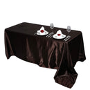 .Satijn rechthoekige tafelkleed