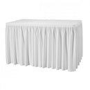 Polyester tafelrok met boven kleed