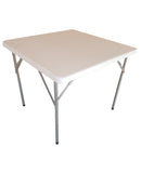 Vierkante klaptafel wit