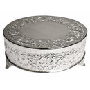 Metalen taart plateau rond