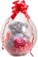 Cadeau ballon transparant